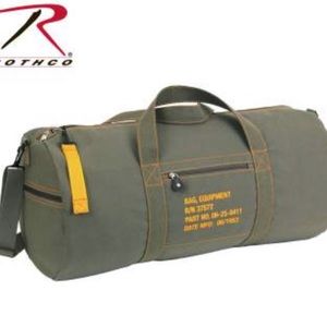 Rothco canvas equipment duffel bag